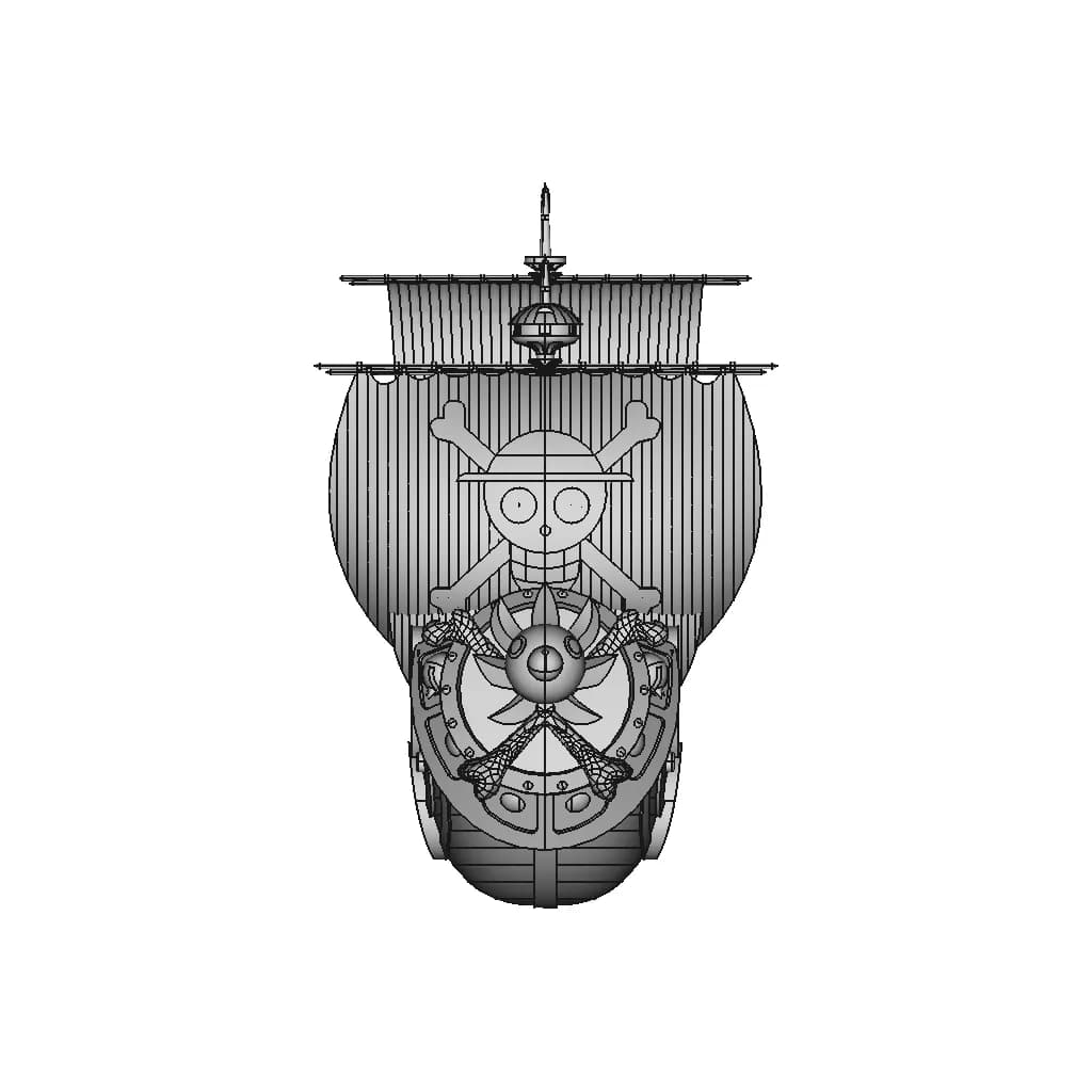Thousand Sunny | High-Quality CAD Model_0_0_degree_snapshot