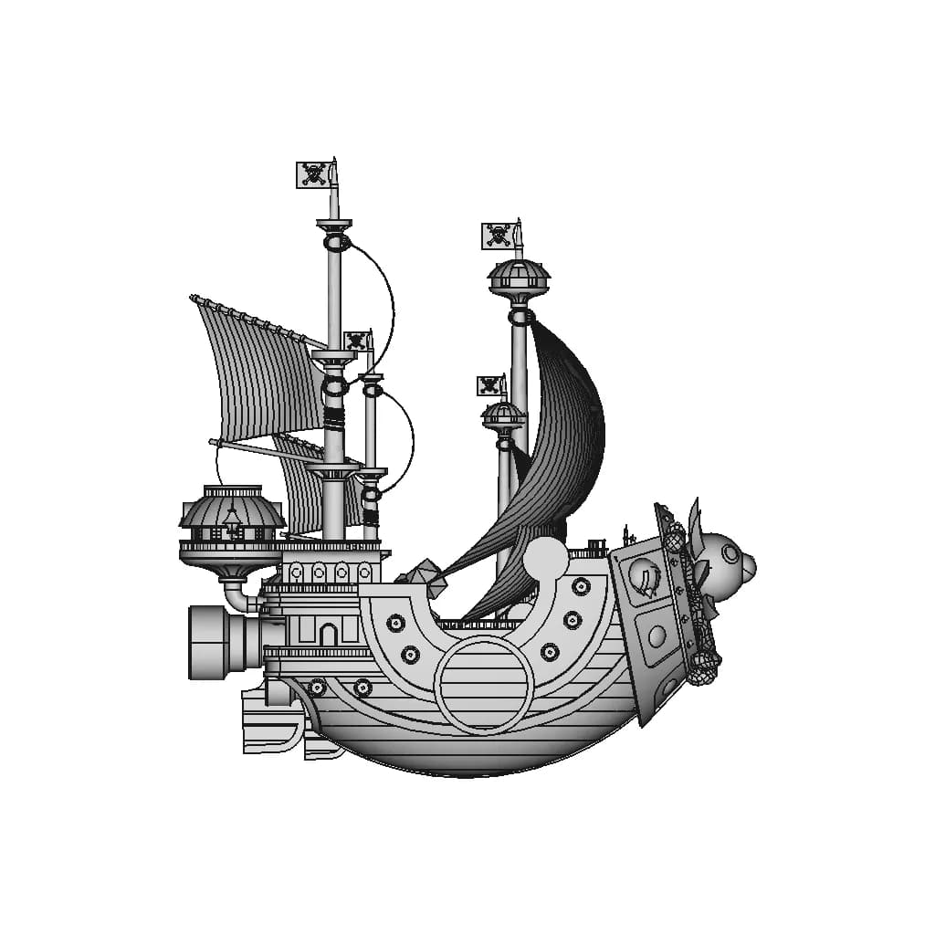 Thousand Sunny | High-Quality CAD Model_0_270_degree_snapshot