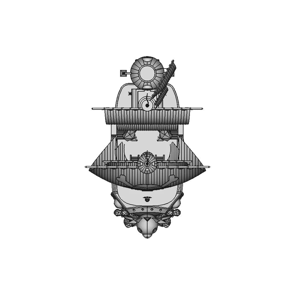Thousand Sunny | High-Quality CAD Model_270_0_degree_snapshot