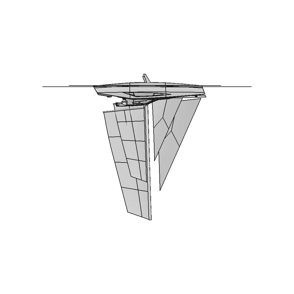 Cruising Catamaran Step - Downloadable CAD Representation_270_0_degree_snapshot