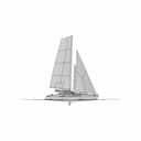 Cruising Catamaran Step - Downloadable CAD Representation_90_0_degree_snapshot