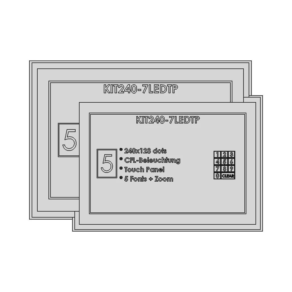 Led Display 5 Inch - Standard Mechanical Component_0_0_degree_snapshot