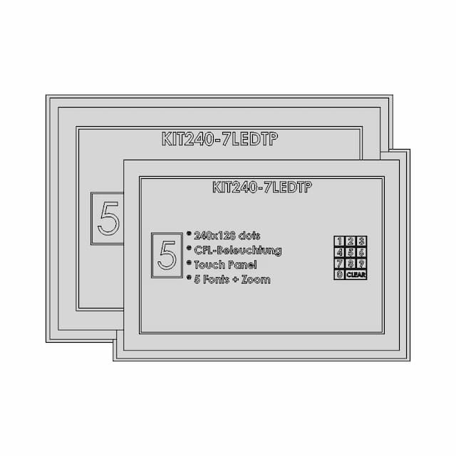 Led Display 5 Inch - Standard Mechanical Component