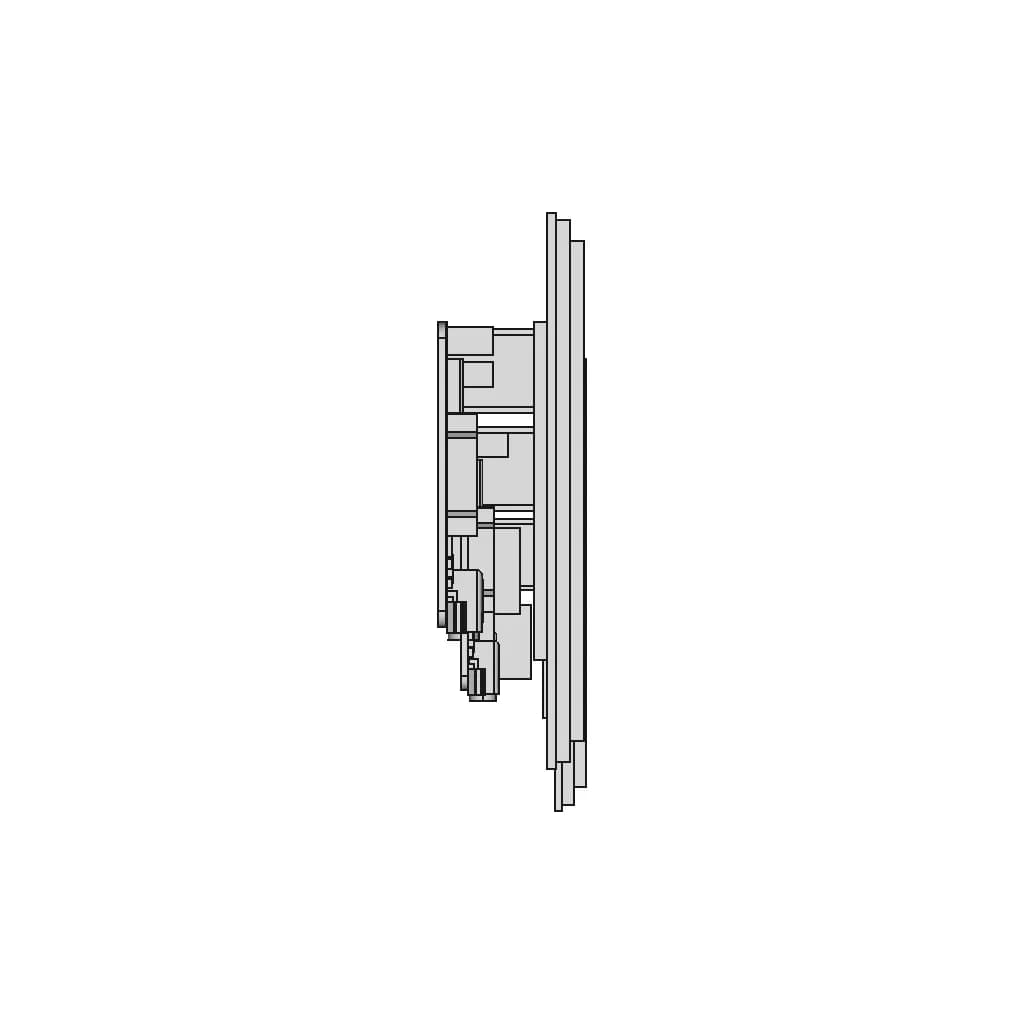 Led Display 5 Inch - Standard Mechanical Component_0_270_degree_snapshot