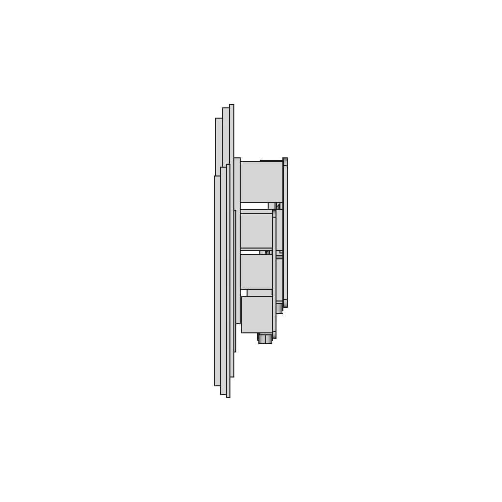Led Display 5 Inch - Standard Mechanical Component_0_90_degree_snapshot