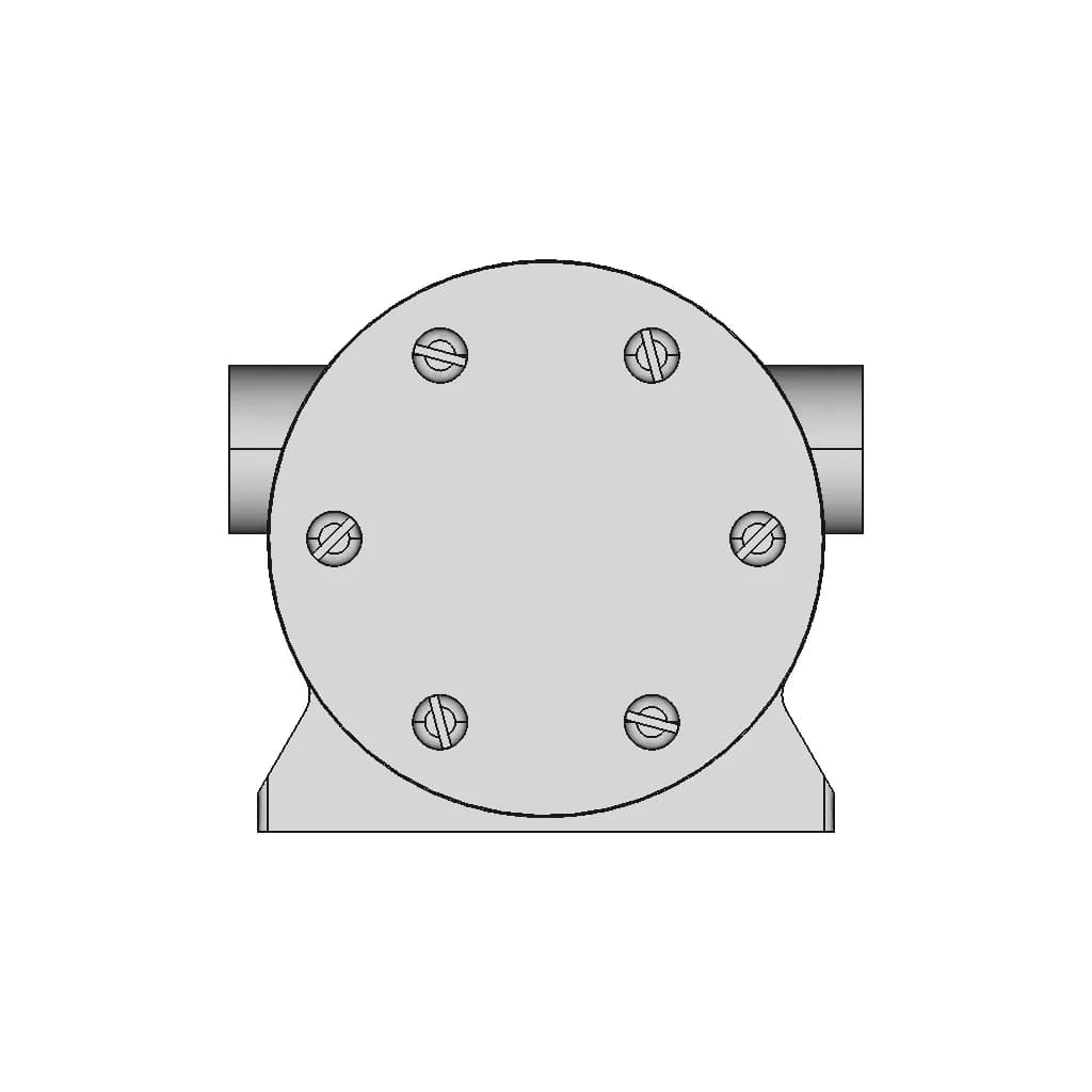 Jabsco 1673 Pedestal Pump - Downloadable CAD Representation_0_0_degree_snapshot