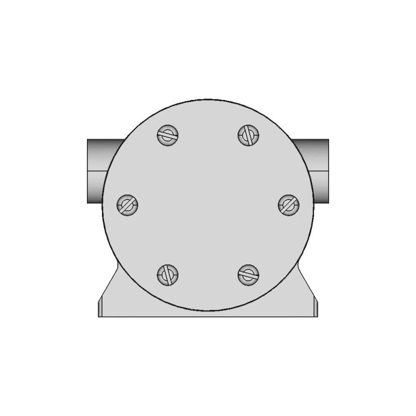 Jabsco 1673 Pedestal Pump - Downloadable CAD Representation