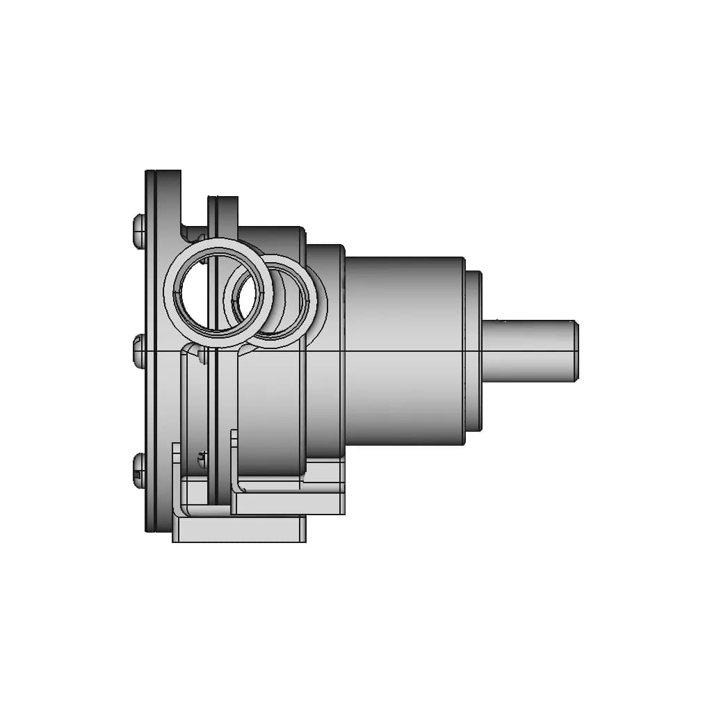 Jabsco 1673 Pedestal Pump - Downloadable CAD Representation_0_90_degree_snapshot
