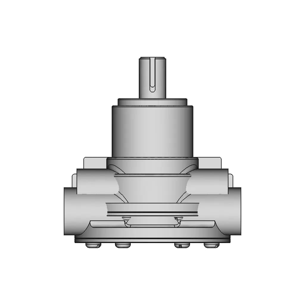 Jabsco 1673 Pedestal Pump - Downloadable CAD Representation_270_0_degree_snapshot
