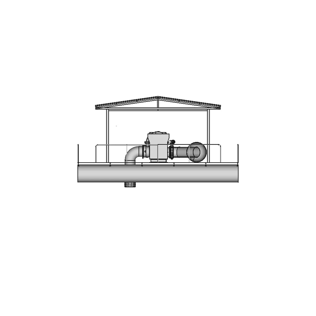 Плавучая Насосная Станция 10000 Куб/М - Standard Mechanical Component_0_0_degree_snapshot