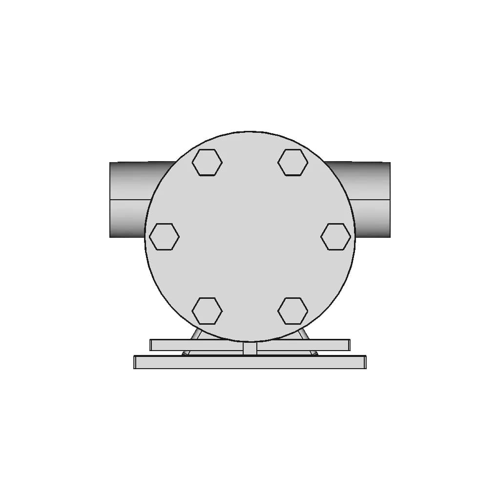 Jabsco 52040 Pedestal Pump - Downloadable CAD Representation_0_0_degree_snapshot