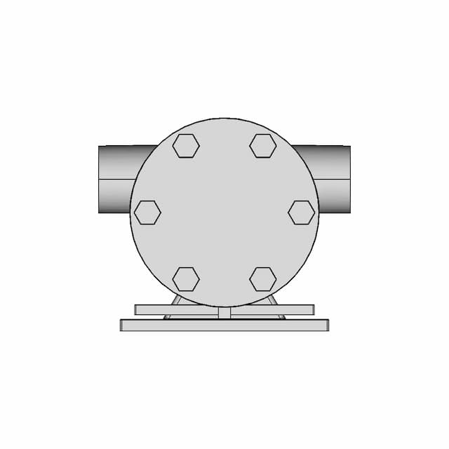 Jabsco 52040 Pedestal Pump - Downloadable CAD Representation