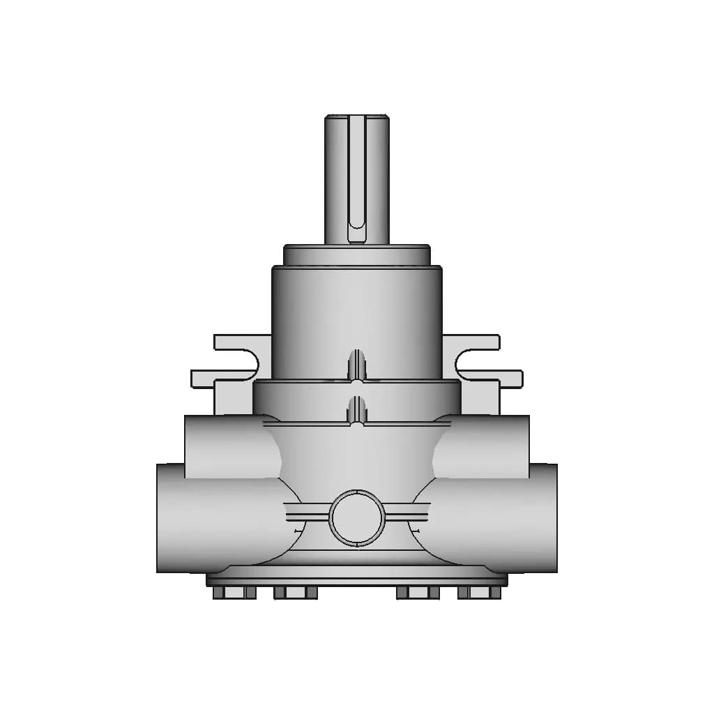 Jabsco 52040 Pedestal Pump - Downloadable CAD Representation_270_0_degree_snapshot