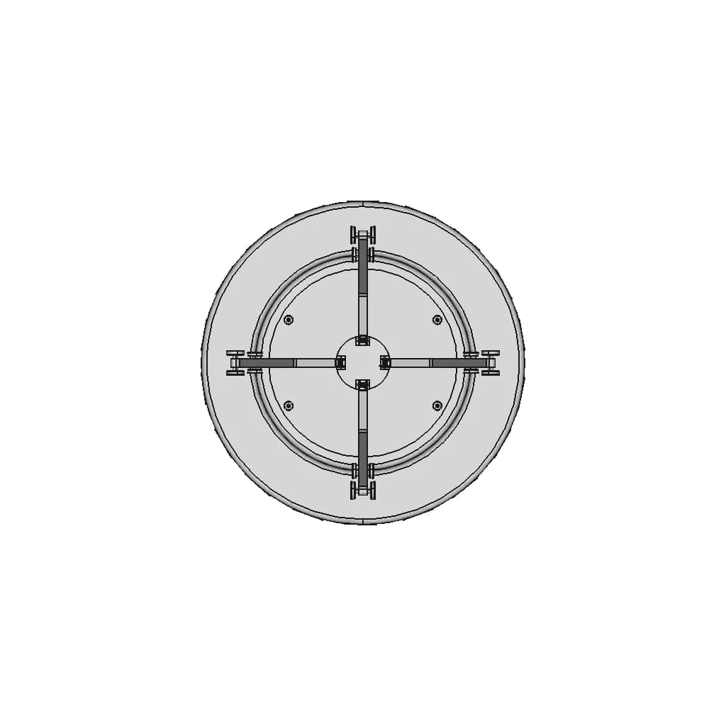 Oil Pipeline Cleaning Robot | High-Quality CAD Model_0_270_degree_snapshot