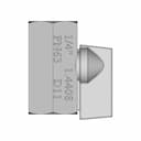1/4" Ball Valve | High-Quality CAD Model_90_0_degree_snapshot