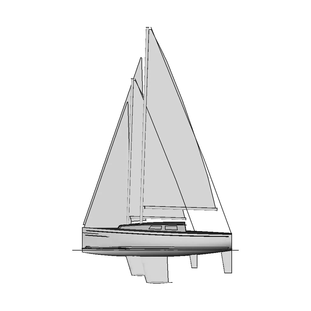 It'S A Sailing Boat | 3D Engineering Design File_90_0_degree_snapshot