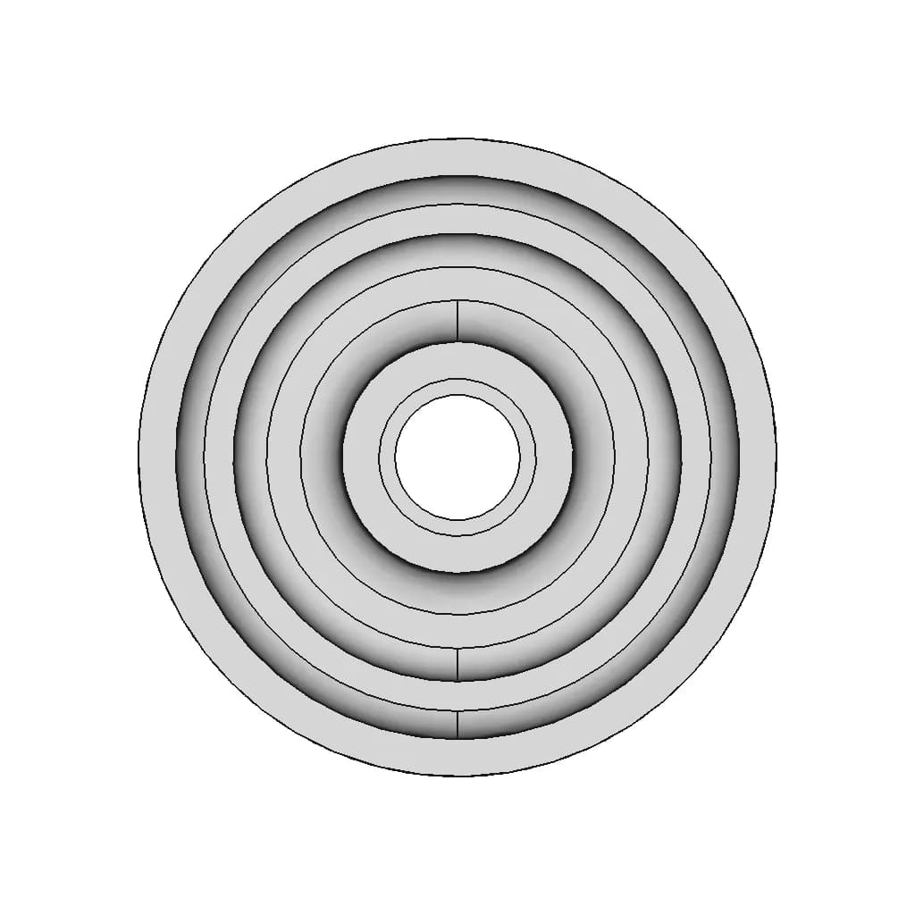 Lewmar No.3 Pulley Sheave - Standard Mechanical Component_270_0_degree_snapshot
