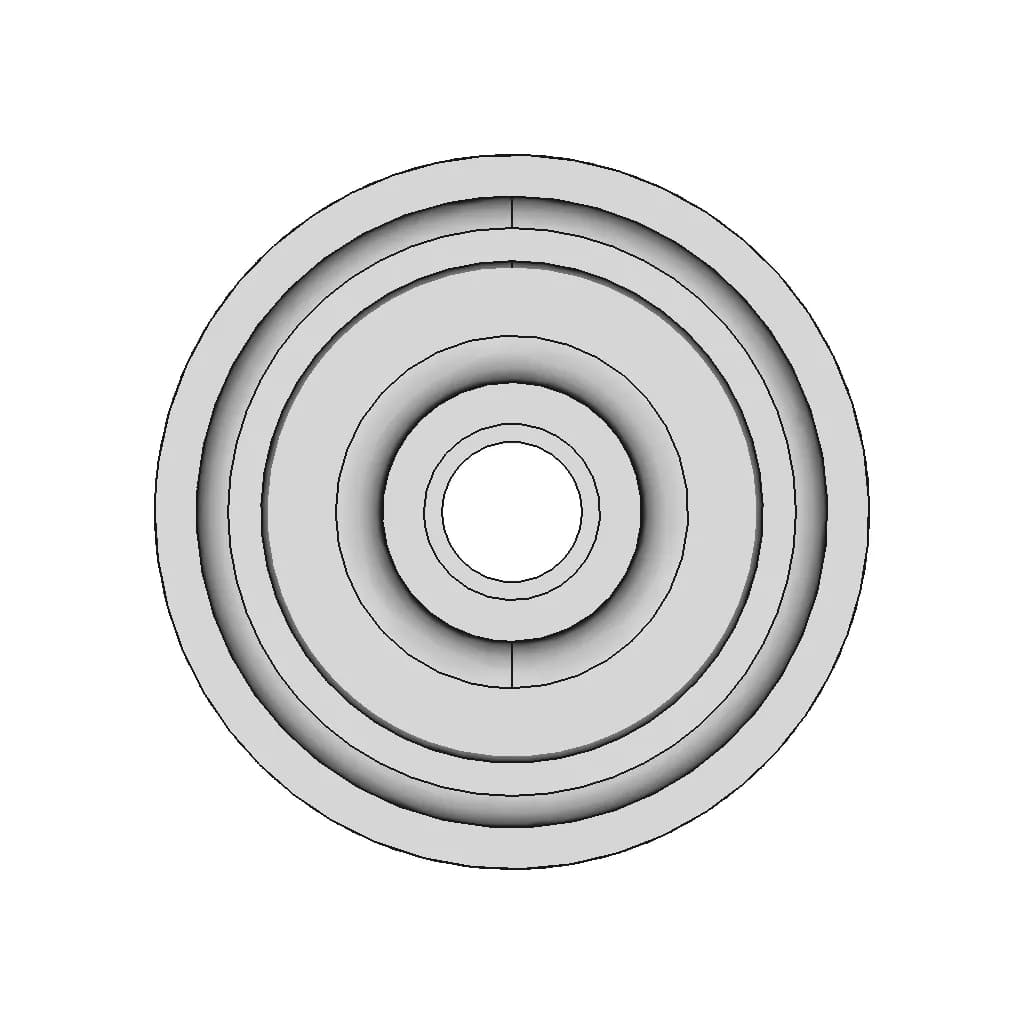 Lewmar No.3 Pulley Sheave - Standard Mechanical Component_90_0_degree_snapshot
