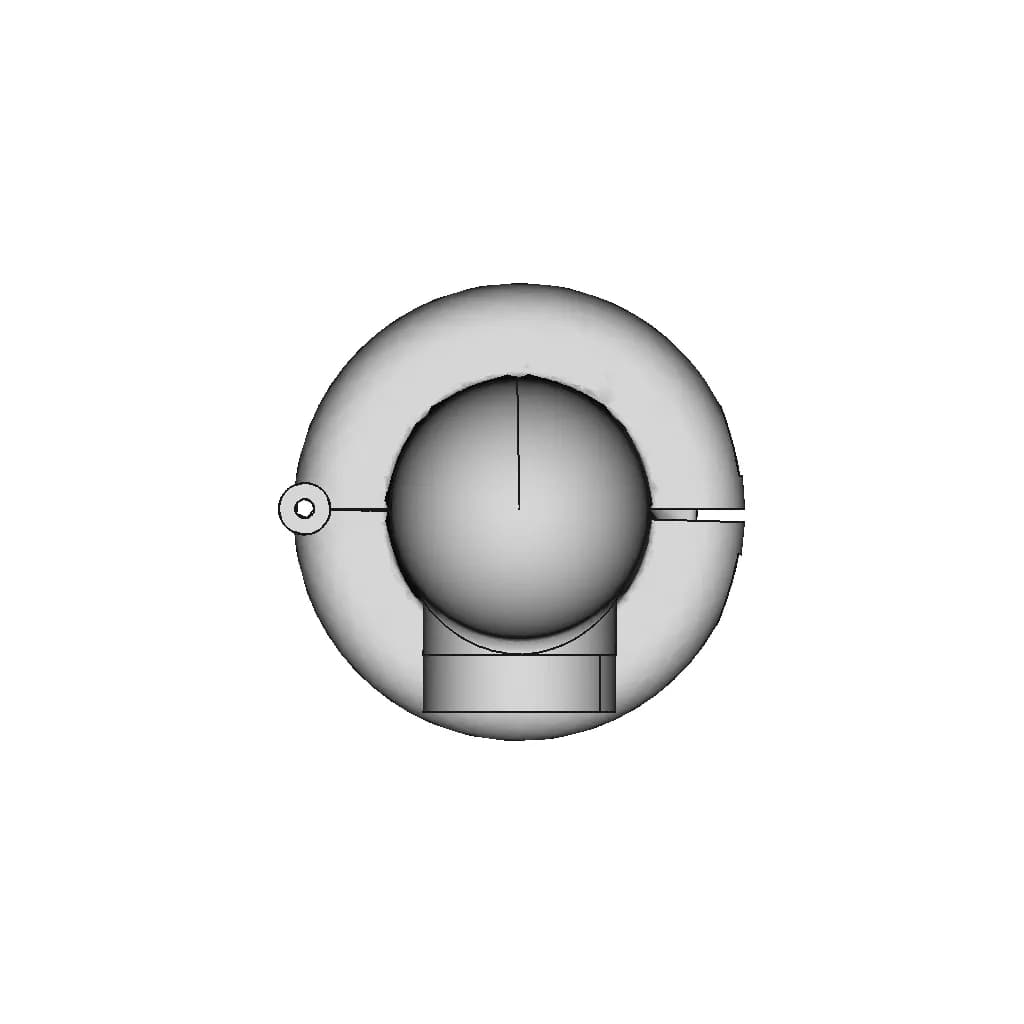 Uderwater Pressure Hausing For Camera "Minion" | High-Quality CAD Model_0_0_degree_snapshot