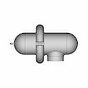 Uderwater Pressure Hausing For Camera "Minion" | High-Quality CAD Model_0_270_degree_snapshot