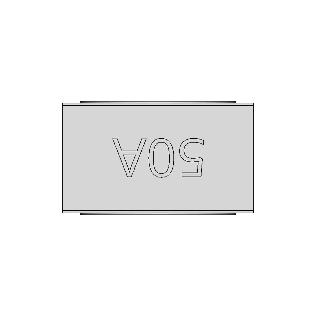 Automotive Cf8 Fuse 50A - Standard Mechanical Component_270_0_degree_snapshot