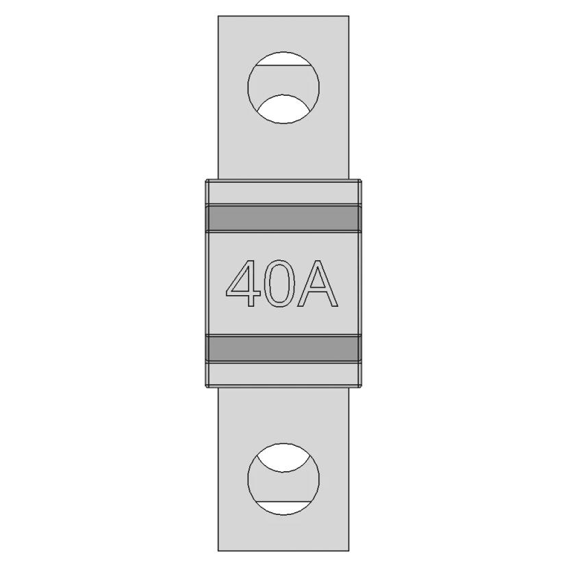 Automotive Bolt Down Midi Fuse | 3D Engineering Design File