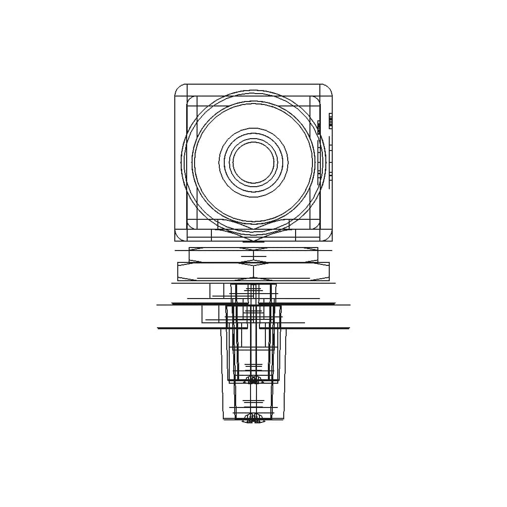 Manual Ball Valve 1/4'' Tecval Pn100 Superduplex - Downloadable CAD Representation_270_0_degree_snapshot