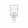 Manual Ball Valve 1/4'' Tecval Pn100 Superduplex - Downloadable CAD Representation_270_0_degree_snapshot