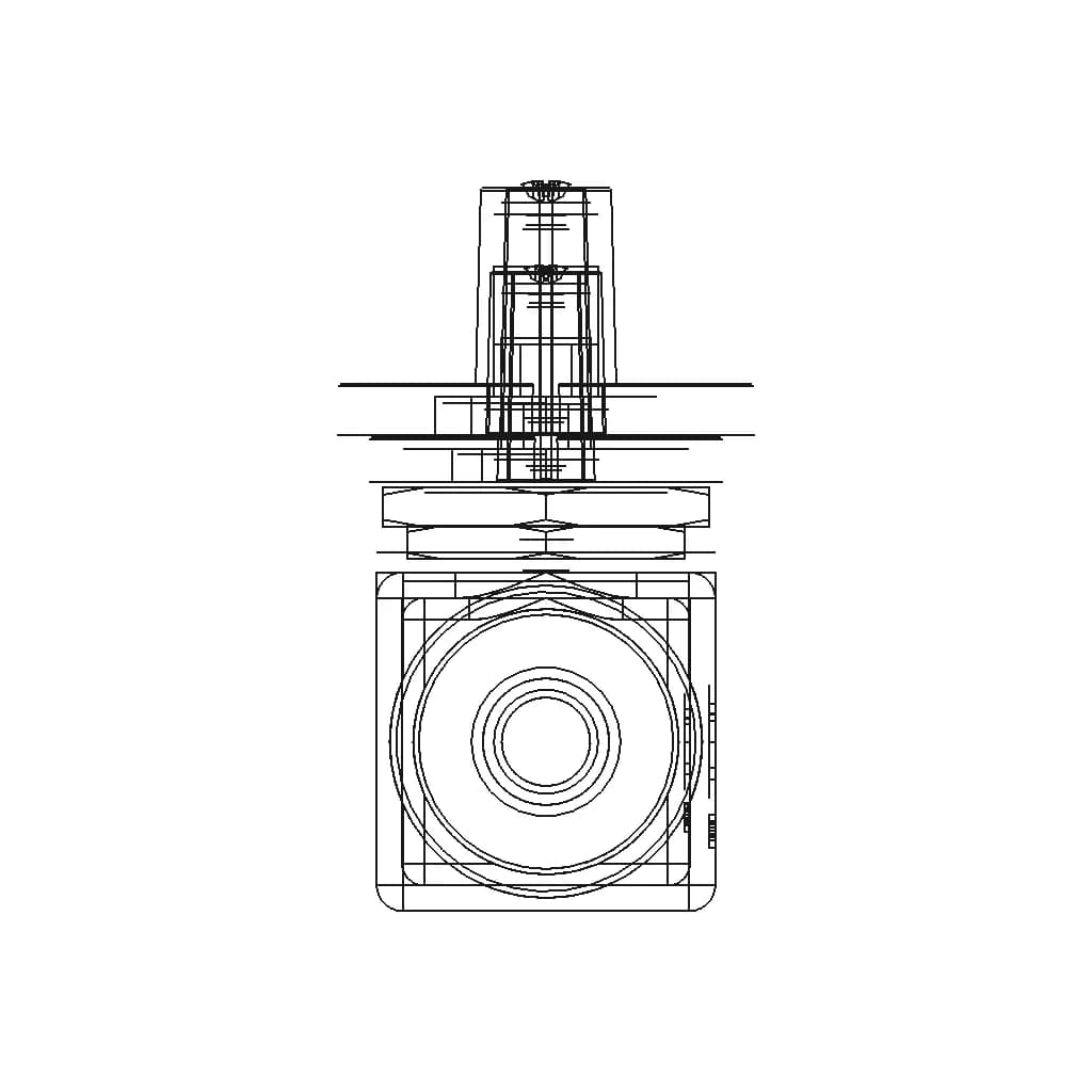 Manual Ball Valve 1/4'' Tecval Pn100 Superduplex - Downloadable CAD Representation_90_0_degree_snapshot