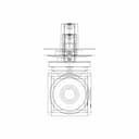 Manual Ball Valve 1/4'' Tecval Pn100 Superduplex - Downloadable CAD Representation_90_0_degree_snapshot
