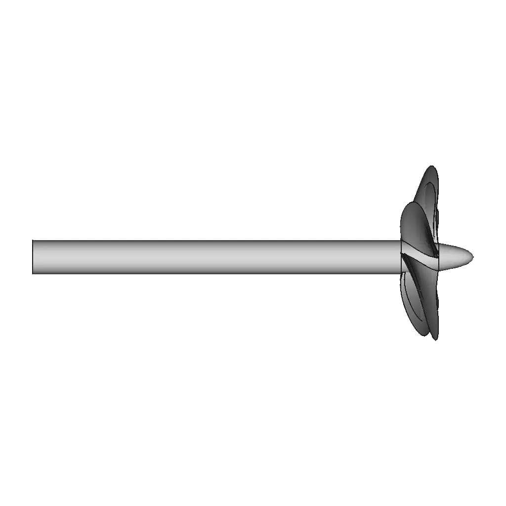 Marine Propeller Model Kp505 - Downloadable CAD Representation_90_0_degree_snapshot