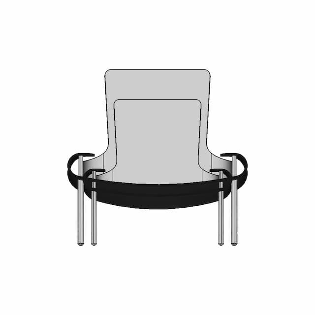 Skrolla Chair - Downloadable CAD Representation