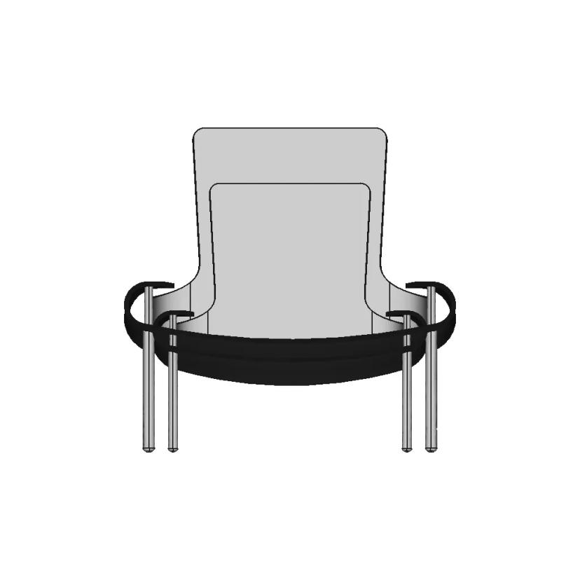 Skrolla Chair - Downloadable CAD Representation