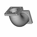Flanged 90 Degree Elbow | 3D Engineering Design File_60_30_degree_snapshot