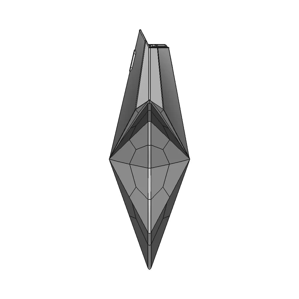 Angel By Mugler Star Shape Perfume 3D Model | High-Quality CAD Model_0_90_degree_snapshot