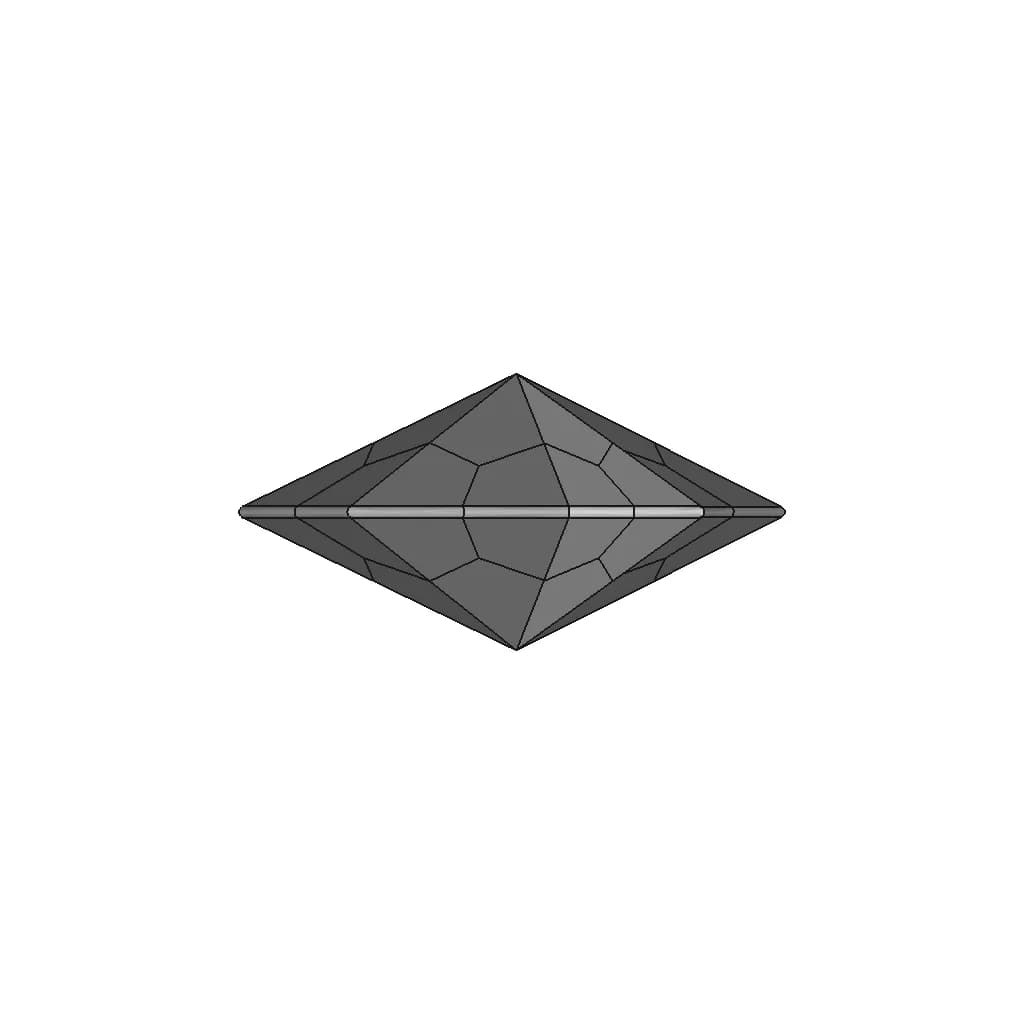 Angel By Mugler Star Shape Perfume 3D Model | High-Quality CAD Model_90_0_degree_snapshot
