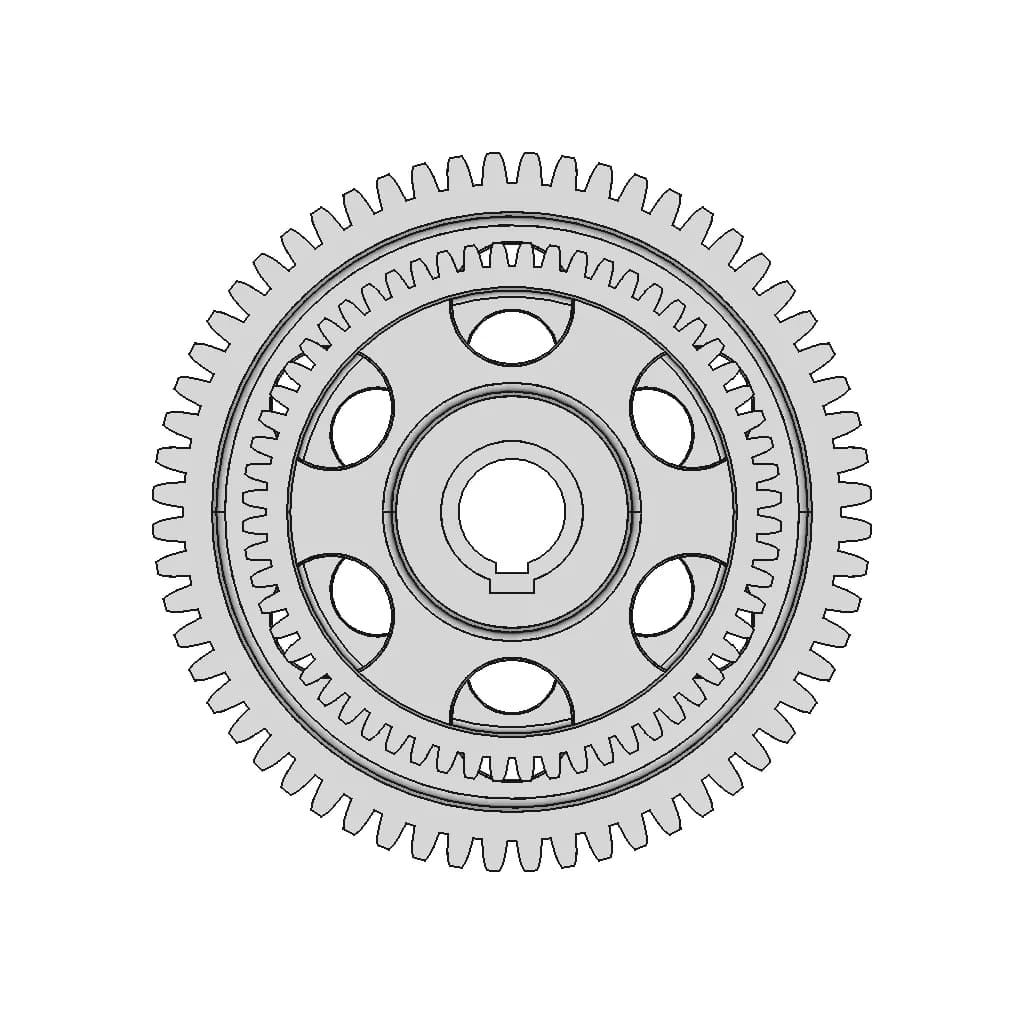 Silent Spur Gear | High-Quality CAD Model_270_0_degree_snapshot