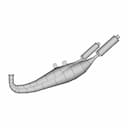 Minarelli Exhaust 70 Racing | 3D Engineering Design File_0_270_degree_snapshot