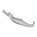 Minarelli Exhaust 70 Racing | 3D Engineering Design File_0_90_degree_snapshot
