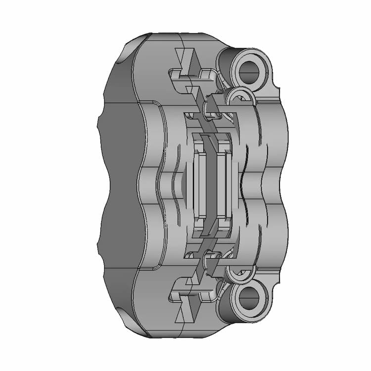 Brake Caliper 82Mm | 3D Engineering Design File