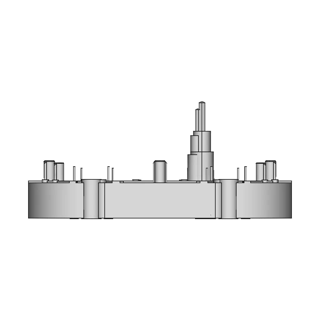 Bka30D-R5 Dual Axis Stepper Motor - Standard Mechanical Component_0_0_degree_snapshot