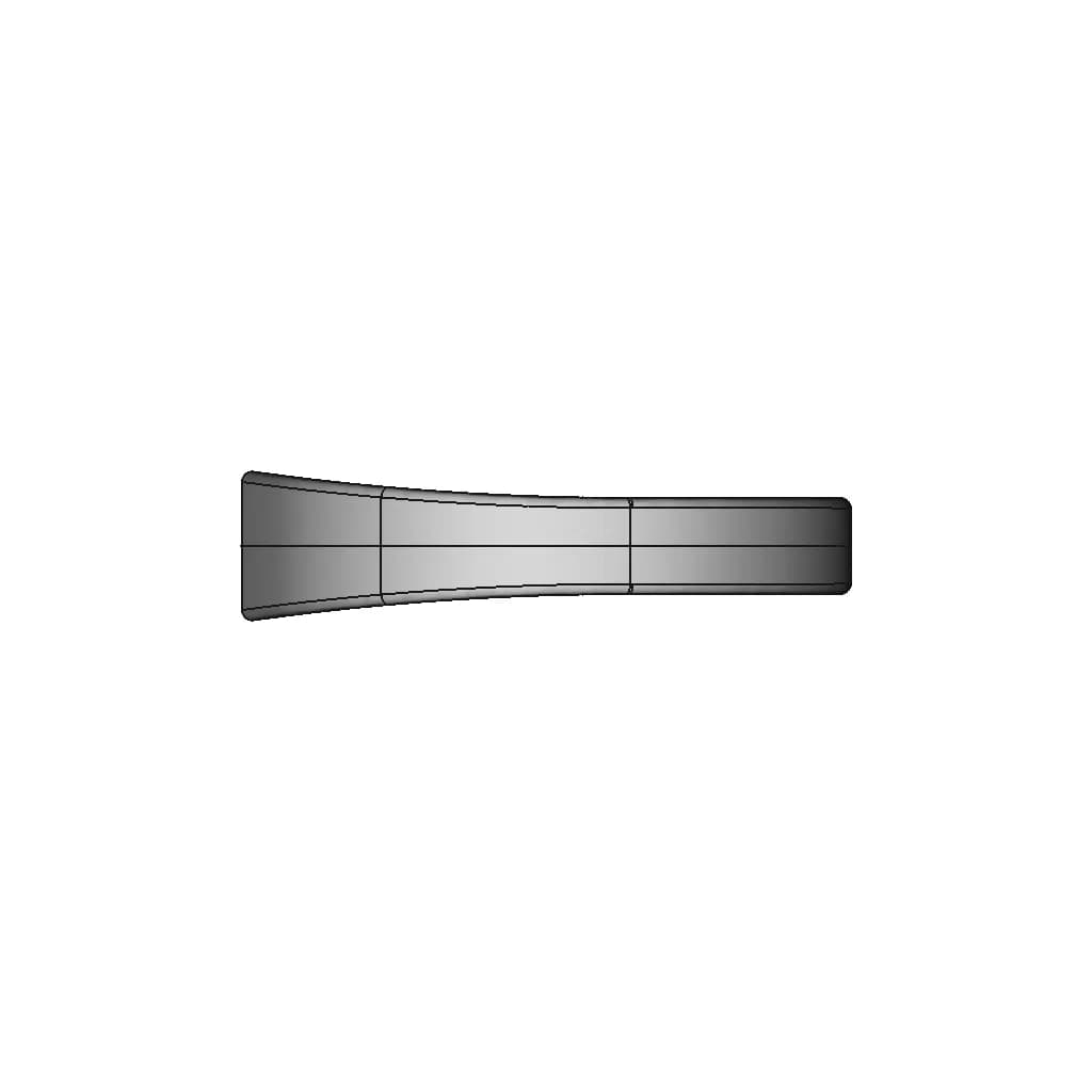 Jewelry Cuf - Downloadable CAD Representation_0_90_degree_snapshot
