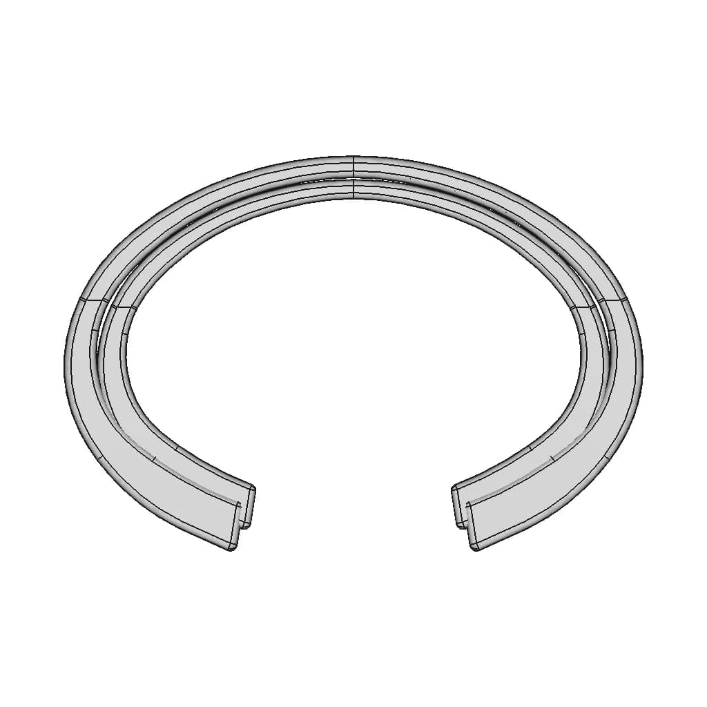 Jewelry Cuf - Downloadable CAD Representation_270_0_degree_snapshot