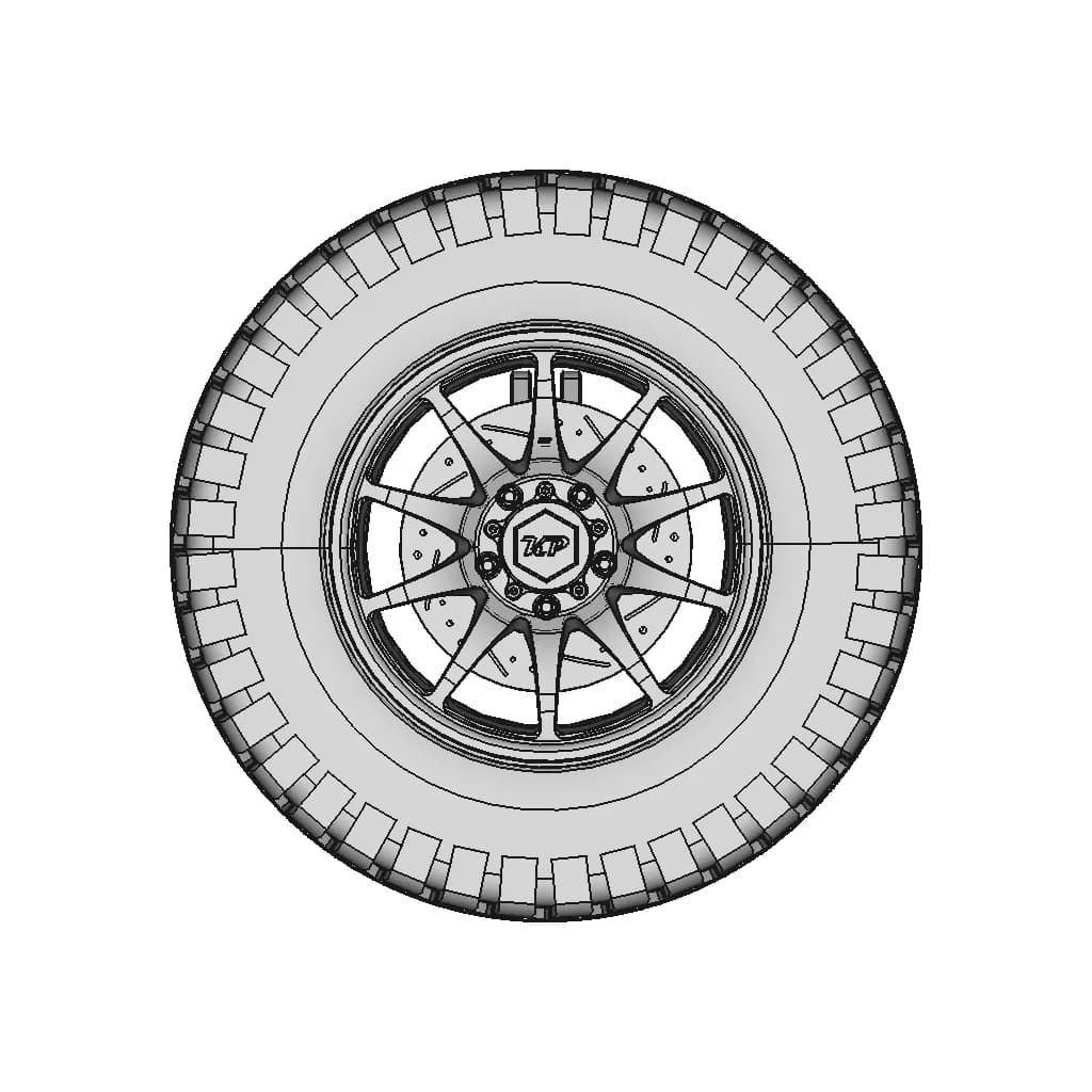 Alloy Wheel | High-Quality CAD Model_0_0_degree_snapshot