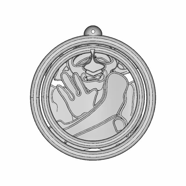 Botic Wooden Necklase | High-Quality CAD Model