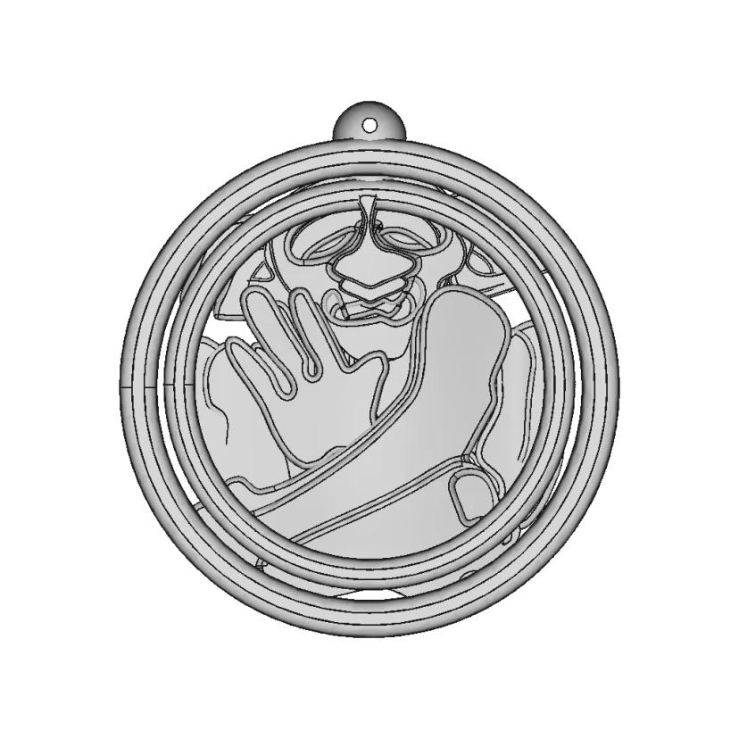 Botic Wooden Necklase | High-Quality CAD Model