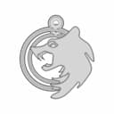 Wolf Necklase | High-Quality CAD Model_0_0_degree_snapshot