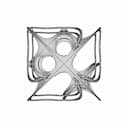 Gankyil Symbol Inspired 3D Shape - Downloadable CAD Representation_0_270_degree_snapshot