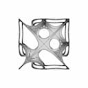 Gankyil Symbol Inspired 3D Shape - Downloadable CAD Representation_0_90_degree_snapshot