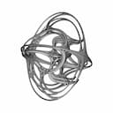 Gankyil Symbol Inspired 3D Shape - Downloadable CAD Representation_60_30_degree_snapshot